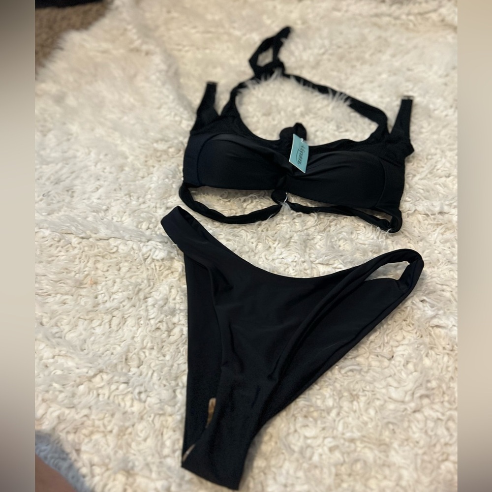 Adisputent Two Piece Swimming Suit Med bottom Small top NW0T SW01